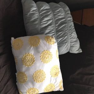 Decorative plush pillows